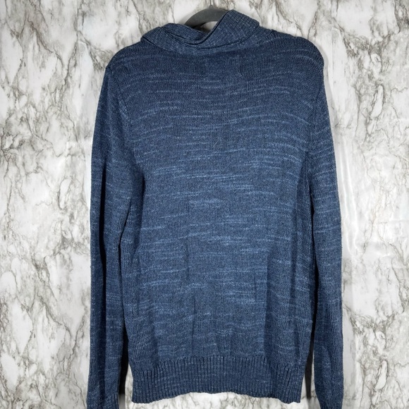 Urban Pipeline Mens Turtle Neck Sweater Blue Casual Long Sleeve Size Medium - Picture 2 of 5